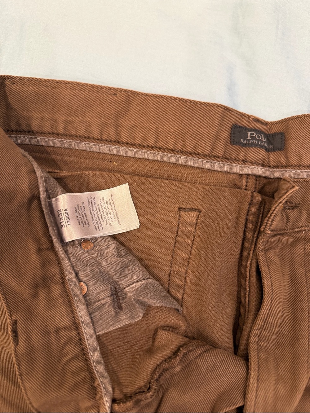 Polo by Ralph Lauren Men's Brown Tan Jeans (31x32)